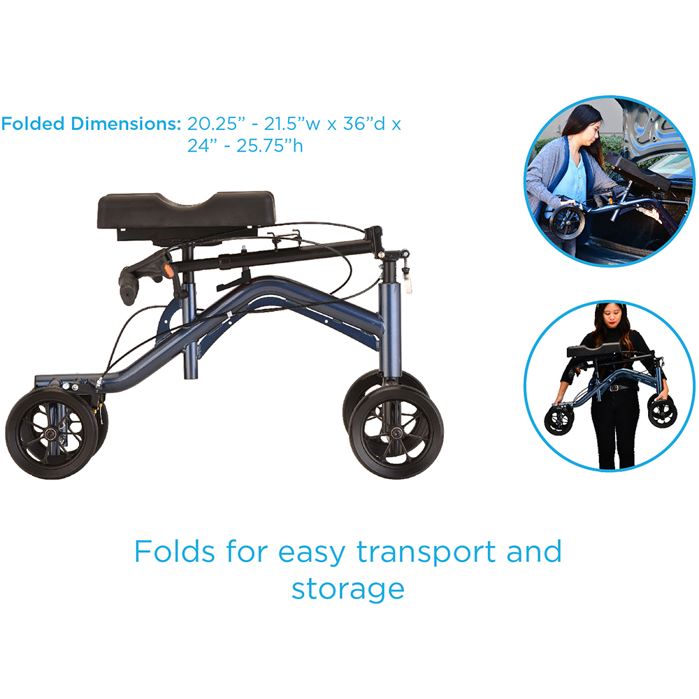 Rental knee walker bariatric extra tall