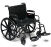 RENTAL WHEELCHAIR 24″ WIDE W/ FOOTREST