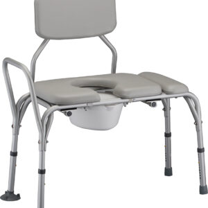Transfer Bench padded with commode