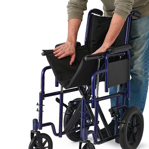 Transport bariatric wheelchair