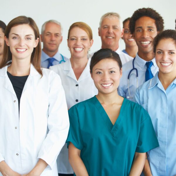 smiling medical professionals