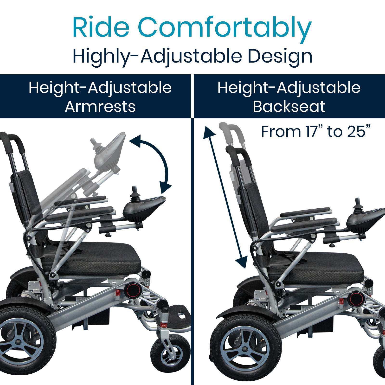 folding power wheelchair