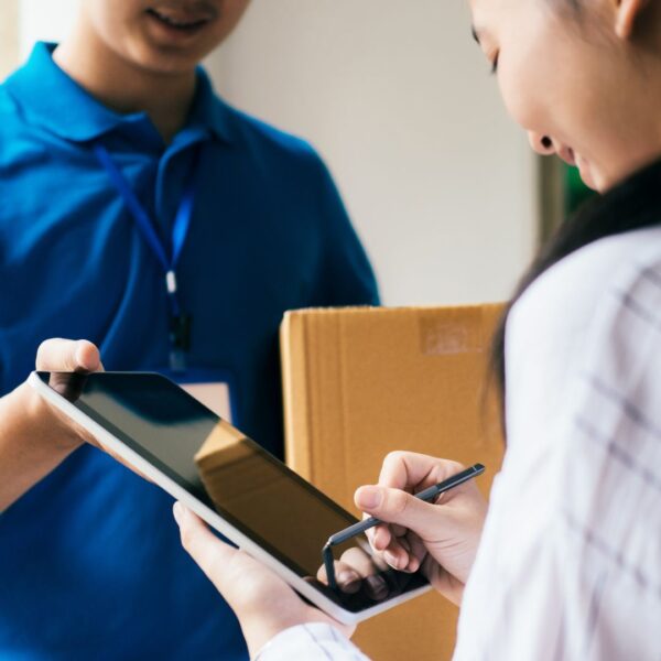 signing for package