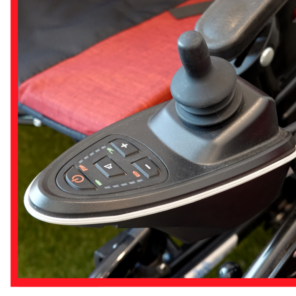 Mobility scooter.