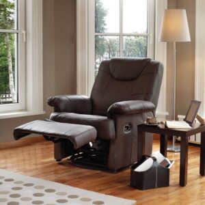 A recliner style lift chair in a home.