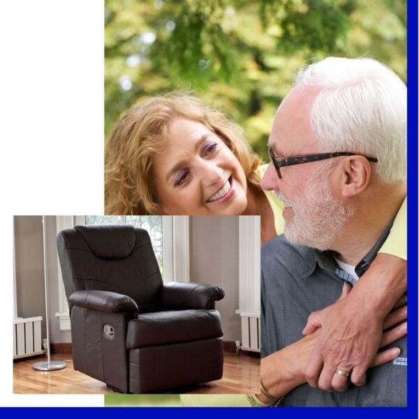 couple near medical chair