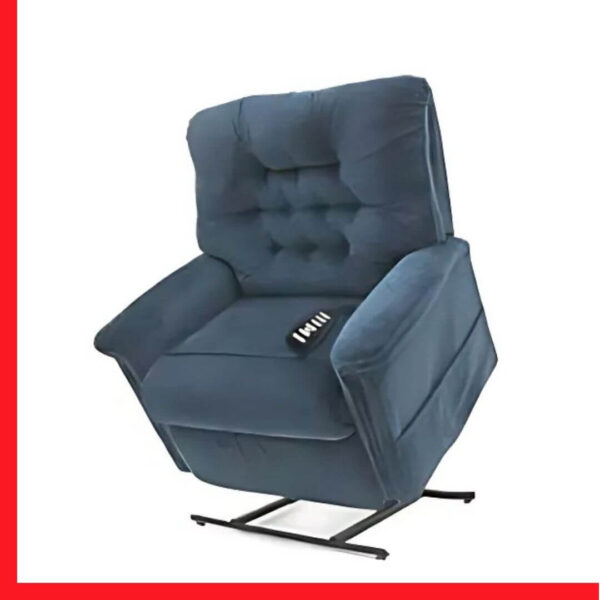 blue medical lift chair