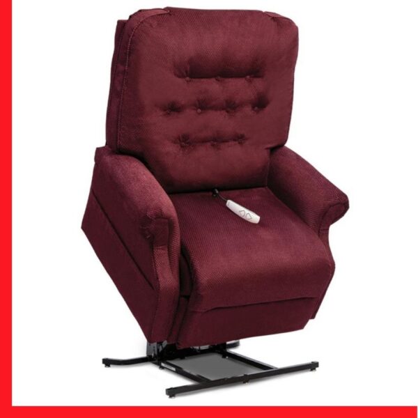 comfy red lift chair