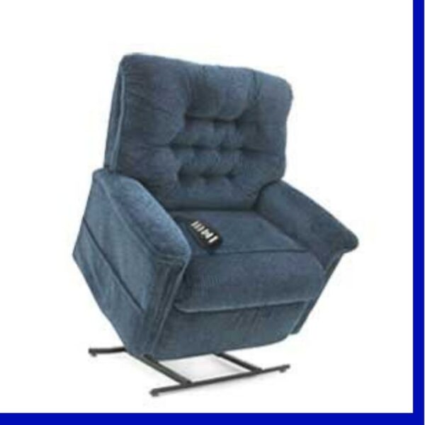 comfy blue lift chair