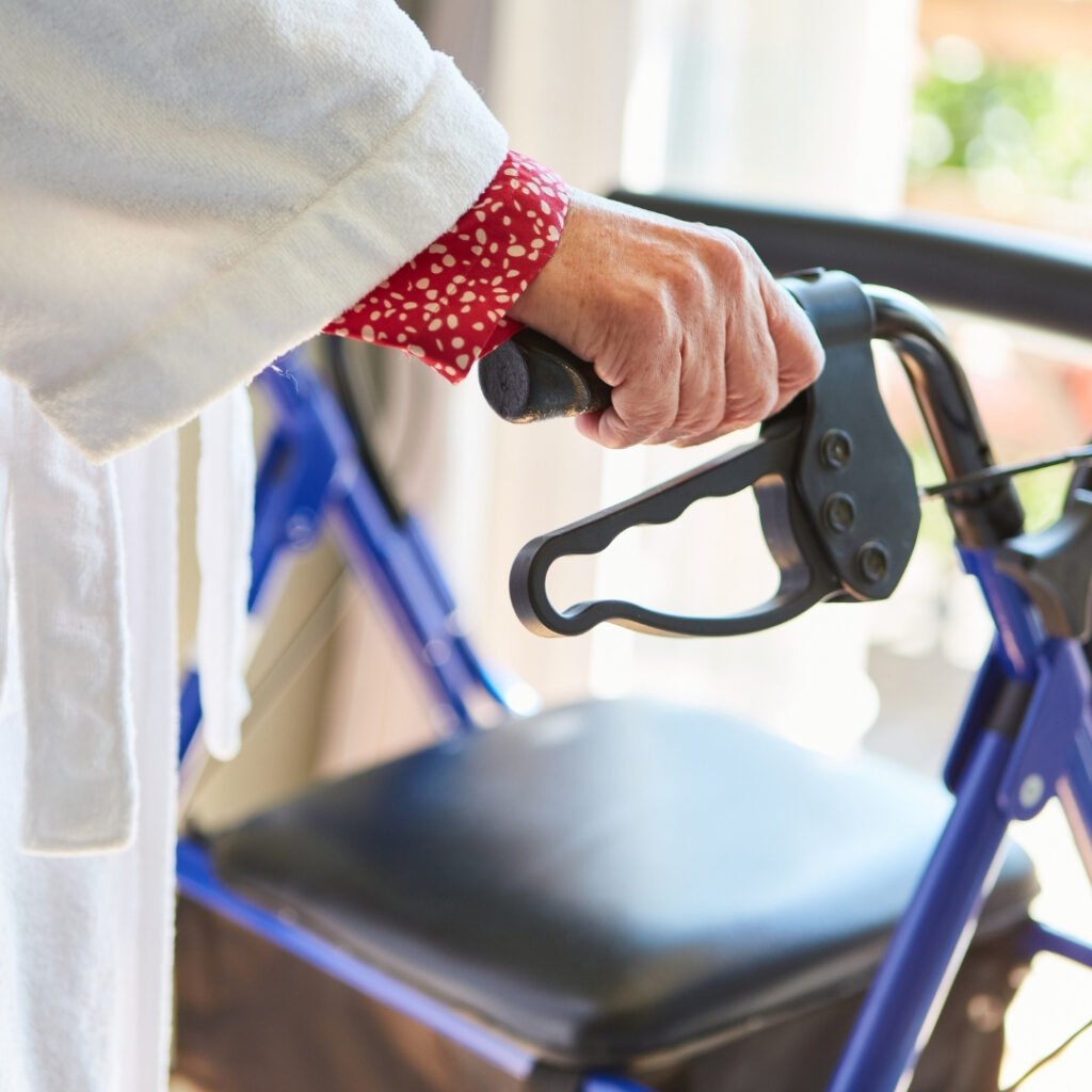 rollator close up
