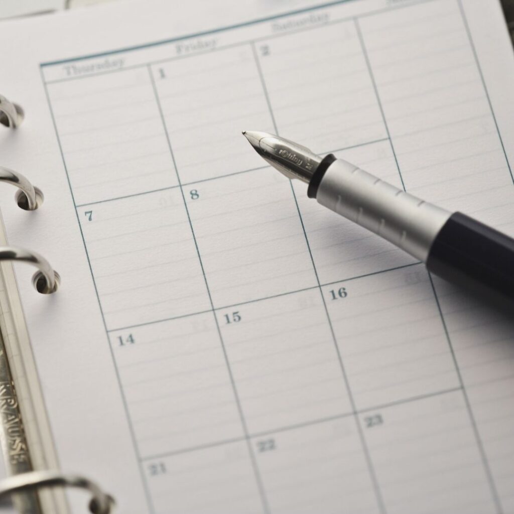 A calendar